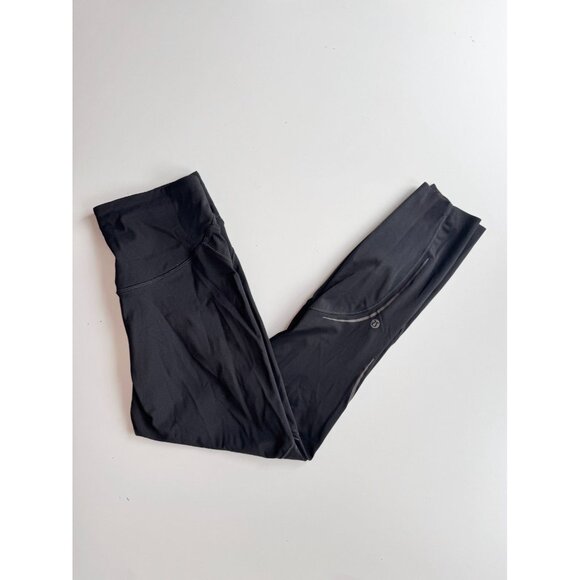 LULULEMON Base Pace 25" Black Nulux High Rise Reflective Leggings, Size 6 - Picture 6 of 16